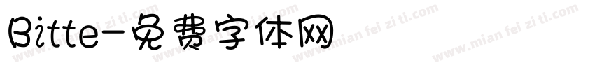 Bitte字体转换