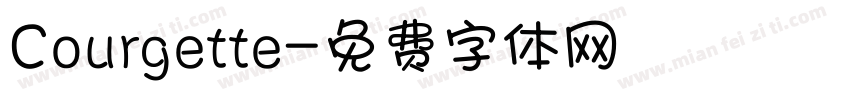 Courgette字体转换