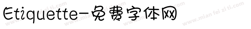 Etiquette字体转换