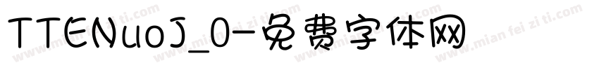 TTENuoJ_0字体转换