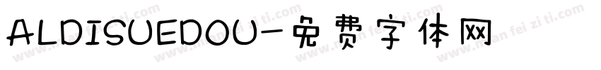 ALDISUEDOU字体转换