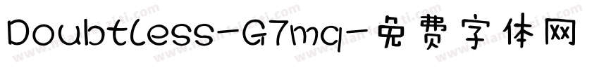 Doubtless-G7mq字体转换