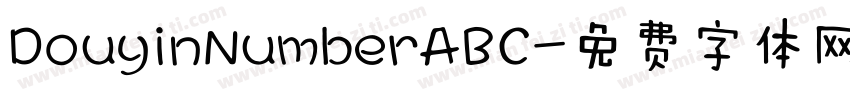 DouyinNumberABC字体转换