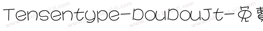 Tensentype-DouDouJt字体转换