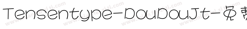 Tensentype-DouDouJt字体转换