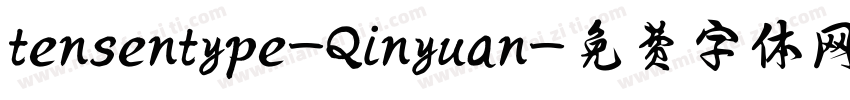 tensentype-Qinyuan字体转换