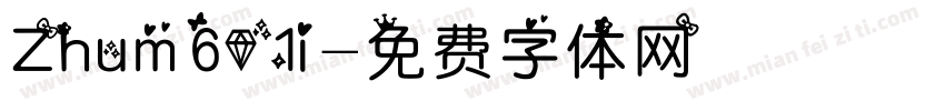 Zhum601i字体转换
