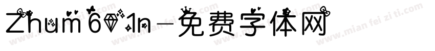 Zhum601n字体转换
