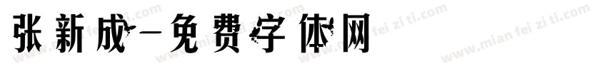 张新成字体转换