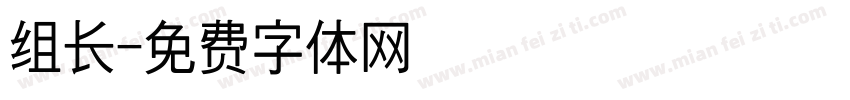 组长字体转换