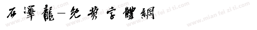 石泽龙字体转换