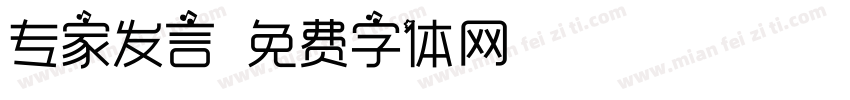 专家发言字体转换