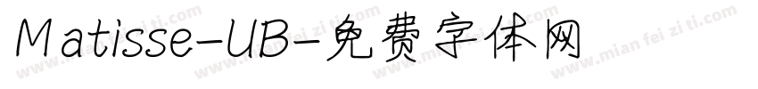 Ｍatisse-UB字体转换