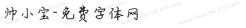 帅小宝字体转换
