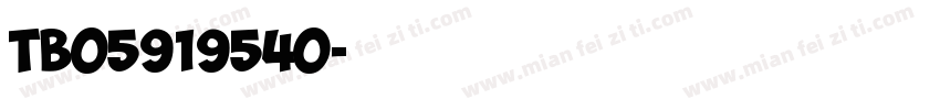 tb05919540字体转换