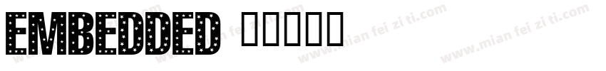 Embedded字体转换