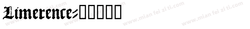 Limerence字体转换
