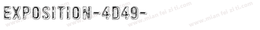 Exposition-4d49字体转换