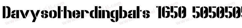 Davysotherdingbats-1G50字体转换