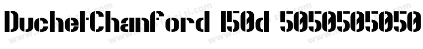 DuchetChanford-l50d字体转换