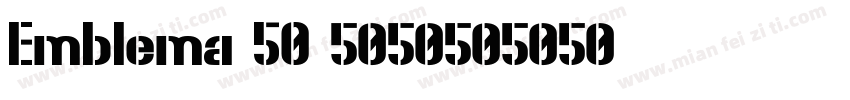 Emblema-50字体转换