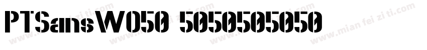 PTSansWO50字体转换