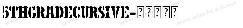 5thgradecursive字体转换