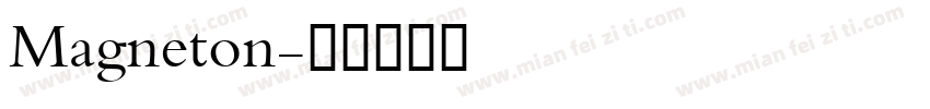 Magneton字体转换