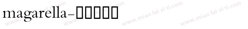 magarella字体转换