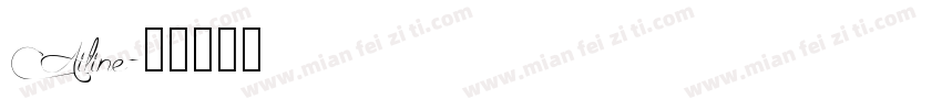 Ailine字体转换