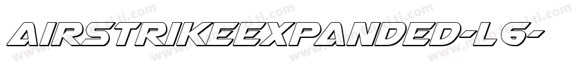 AirstrikeExpanded-l6字体转换