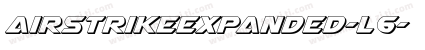 AirstrikeExpanded-l6字体转换