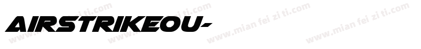 AirstrikeOu字体转换