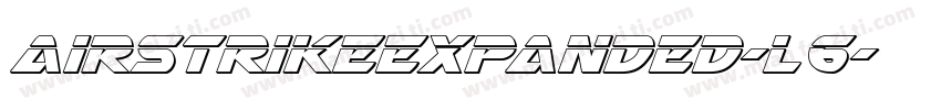 AirstrikeExpanded-l6字体转换