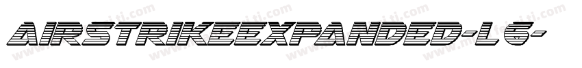 AirstrikeExpanded-l6字体转换
