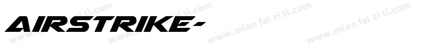 Airstrike字体转换