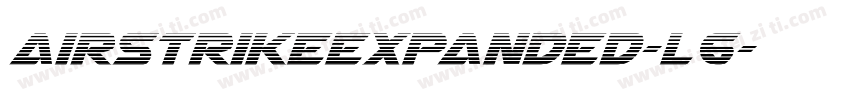 AirstrikeExpanded-l6字体转换