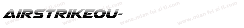 AirstrikeOu字体转换