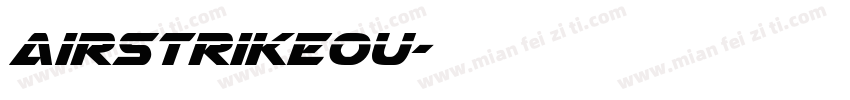 AirstrikeOu字体转换