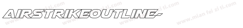 AirstrikeOutline字体转换