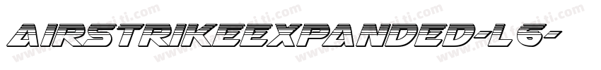 AirstrikeExpanded-l6字体转换