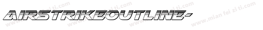 AirstrikeOutline字体转换