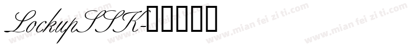 LockupSSK字体转换