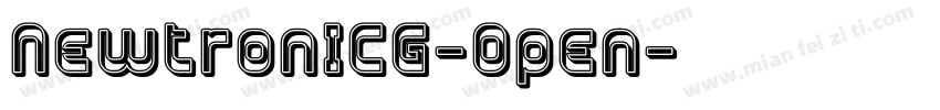 NewtronICG-Open字体转换