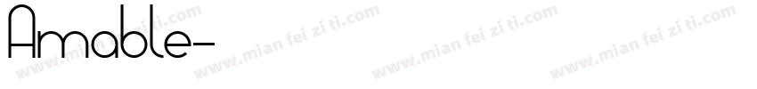 Amable字体转换