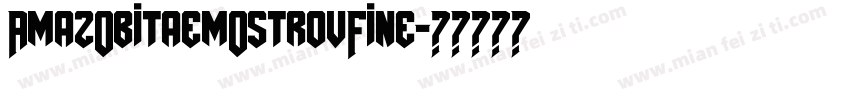 AmazObitaemOstrovFine字体转换