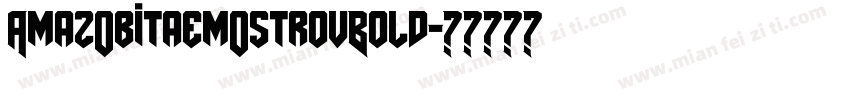 AmazObitaemOstrovBold字体转换