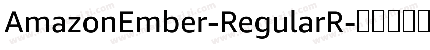 AmazonEmber-RegularR字体转换