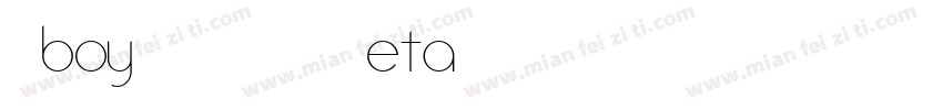 EboyOT-EXTBeta字体转换