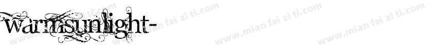 warmsunlight字体转换